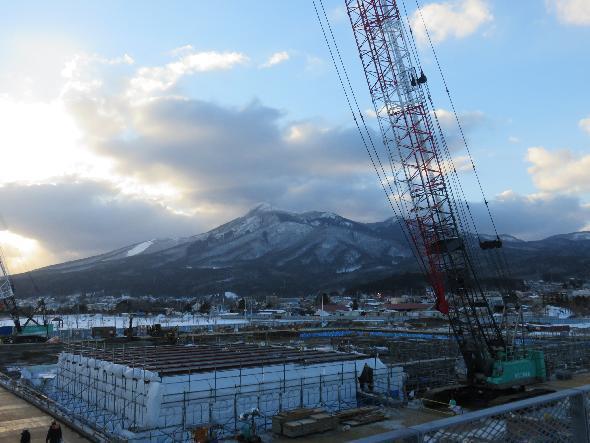 2019.1堆雪デッキから