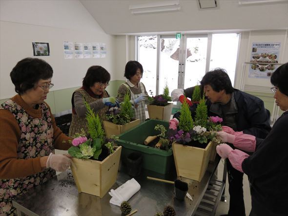 花とみどりの講習会の様子