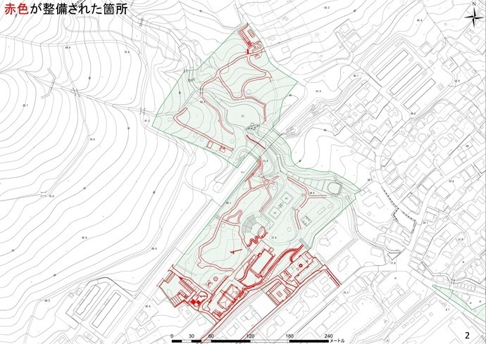 北の防人大湊地区都市再生整備計画事業で整備された箇所