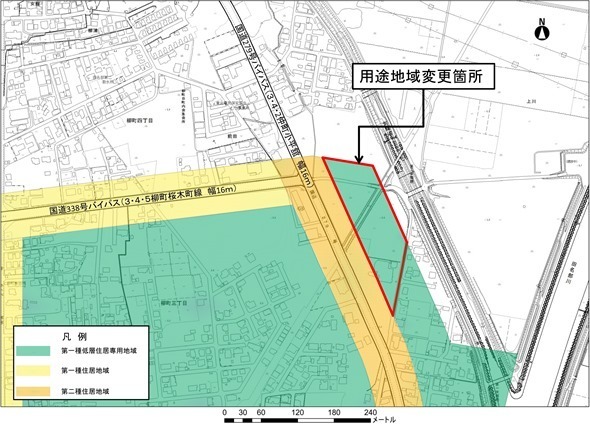 用途地域変更箇所概要図2